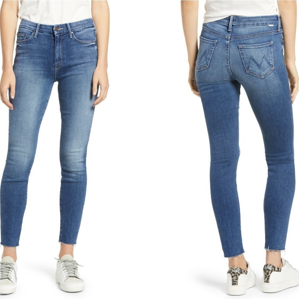 Mother The Looker Ankle Fray in Satisfaction Guaranteed Jeans